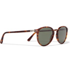 Persol - Round-Frame Tortoiseshell Acetate and Rose Gold-Tone Sunglasses - Men - Brown