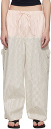SC103 Off-White Margin Trousers