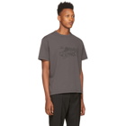 Our Legacy Grey Chambre Separee Wine Print T-Shirt
