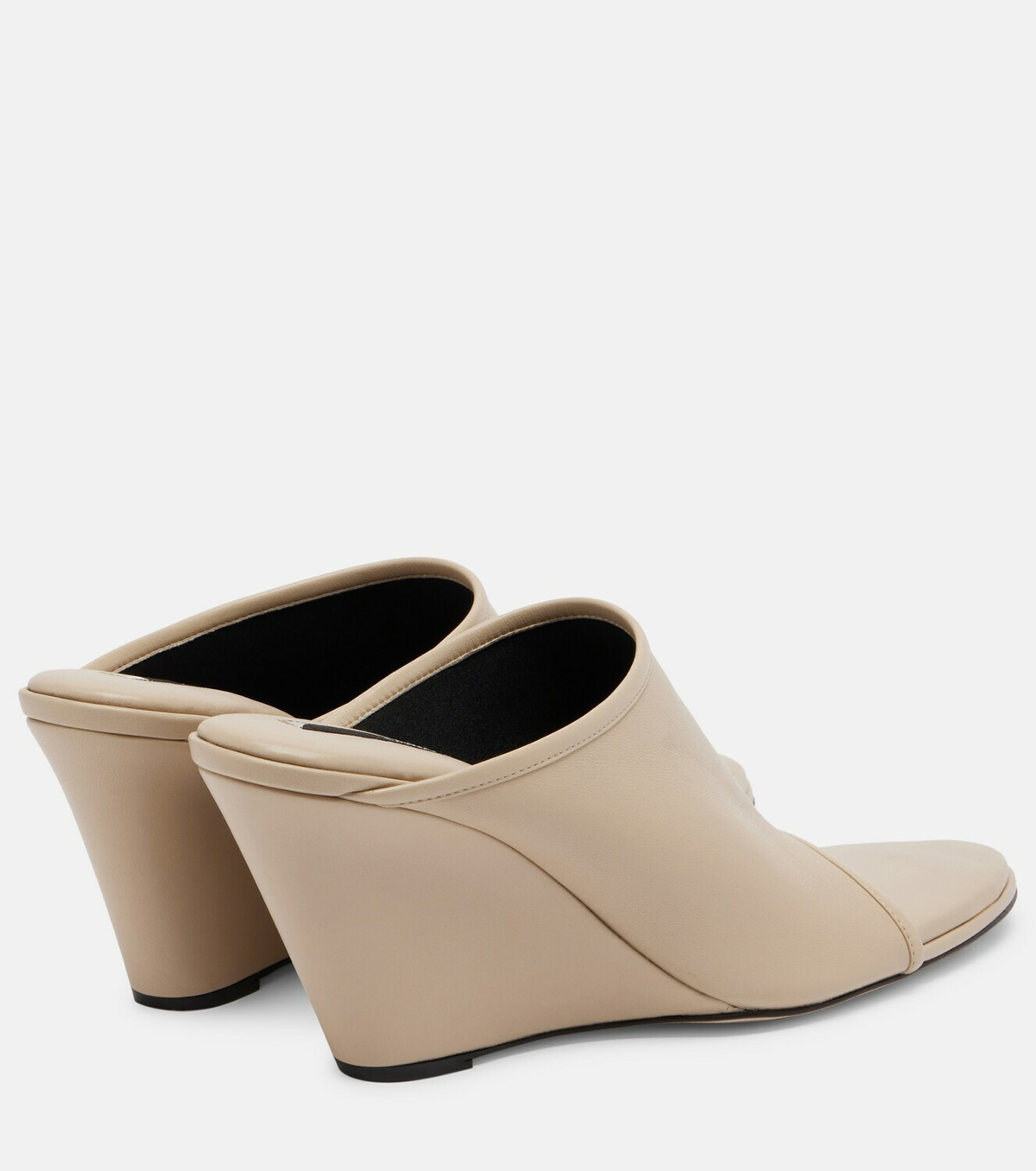 Christen Strap Stretch leather mules