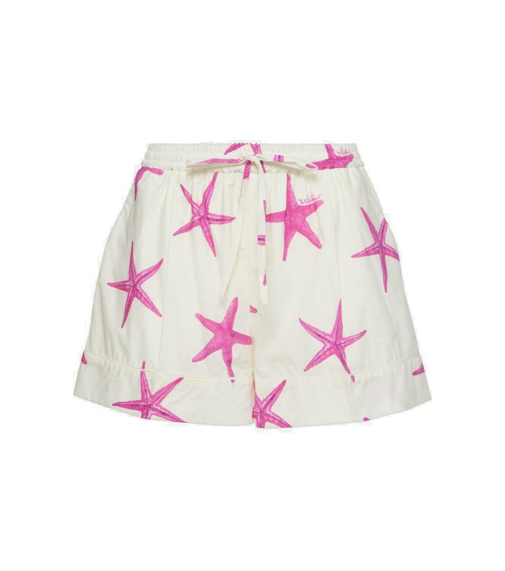 Photo: Valentino Starfish cotton poplin shorts