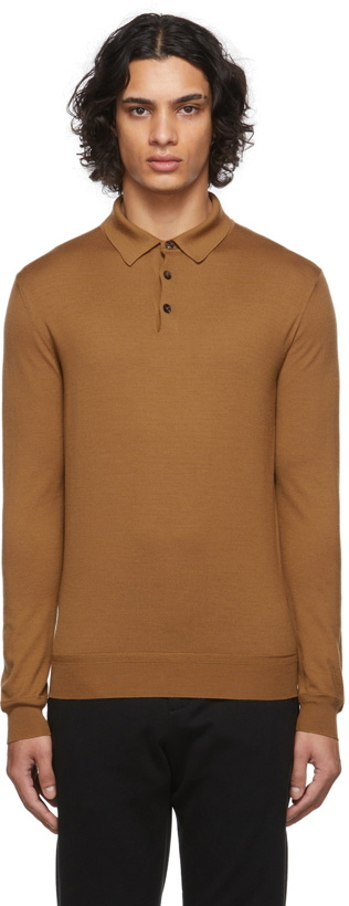 Photo: Ermenegildo Zegna Brown Vicuna Cashmere Polo