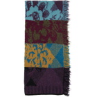 Dries Van Noten Multicolor Long Wool Scarf