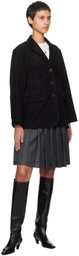 Nothing Written Black Norman Leather Jacket