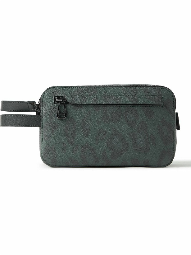 Photo: Mulberry - Leopard-Print Eco Scotchgrain Leather Wash Bag