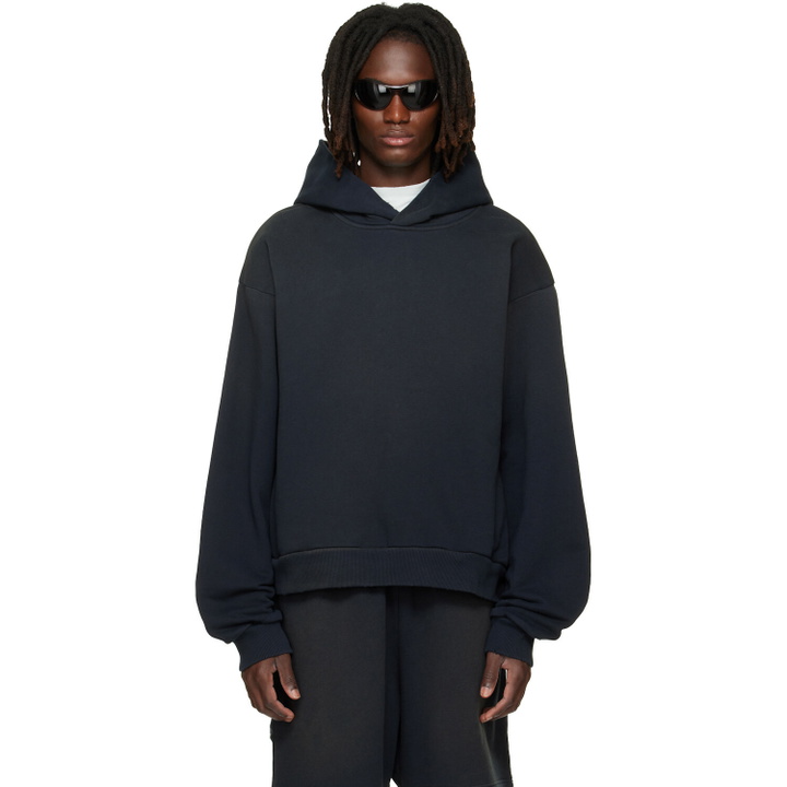 Photo: Acne Studios Black Fleece Logo Hoodie