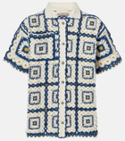 Alémais Dolly crochet cotton shirt