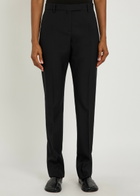 Calvin Klein Erin Straight-leg Wool Trousers Black