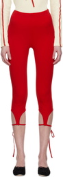 Kijun Red Capri Leggings
