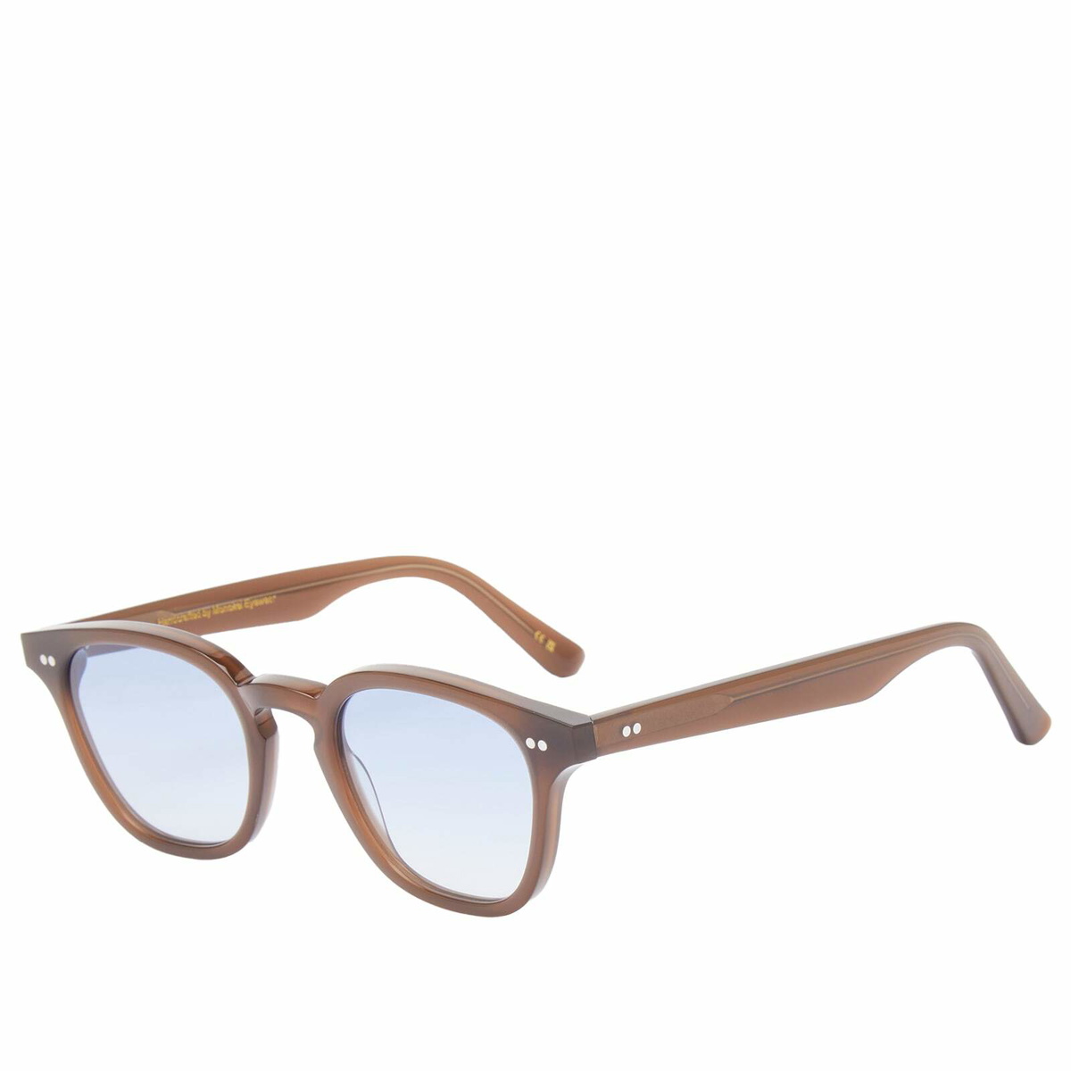 Monokel River Sunglasses in Chocolate/Blue 
