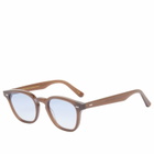 Monokel River Sunglasses in Chocolate/Blue 