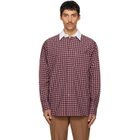 Marni Red & Black Checked Shirt