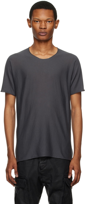 Photo: Label Under Construction Gray Arched T-Shirt