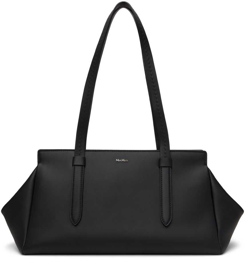 【関税込み】Max Mara ブラック Archetipo レザー バッグ Max Mara Black Leather Archetipo Bag Max Mara