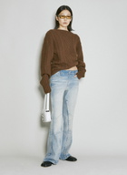 Martine Rose Wool Cable Knit Sweater