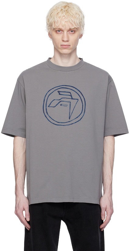 Photo: AMBUSH Gray Emblem T-Shirt
