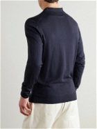 Barena - Slim-Fit Pevaron Merino Wool Polo Shirt - Blue
