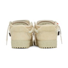 Off-White Beige Off-Court Low Sneakers
