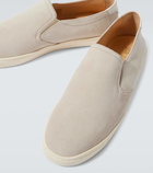 Brunello Cucinelli Suede slip-on sneakers