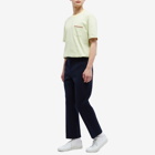 Thom Browne Men's Striped Pocket T-Shirt in Green/Light Yellow