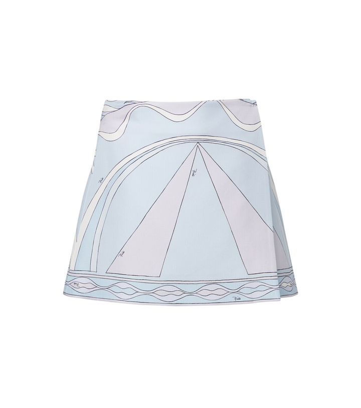 Photo: Pucci Iride silk twill miniskirt
