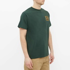 Pass~Port Men's Tooth & Nail T-Shirt in Forest Green