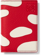 LOEWE - Mushroom Printed Full-Grain Leather Billfold Wallet