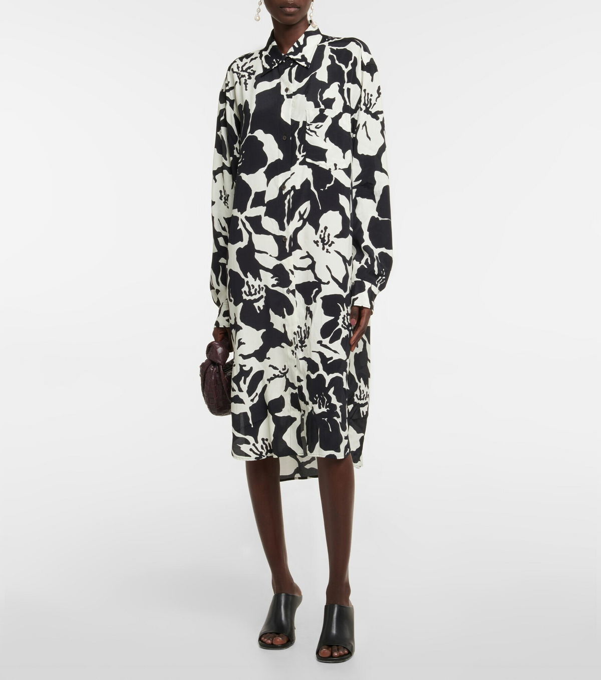 Dries Van Noten - Dayley floral shirt dress Dries Van Noten