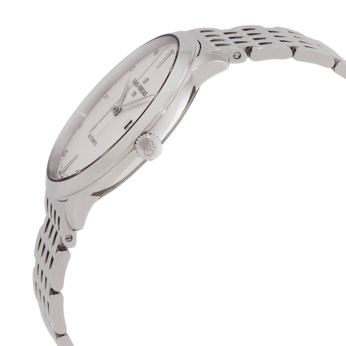 Girard Perregaux 1966 Automatic Silver Dial Ladies Watch 49555-11-1A1-11A