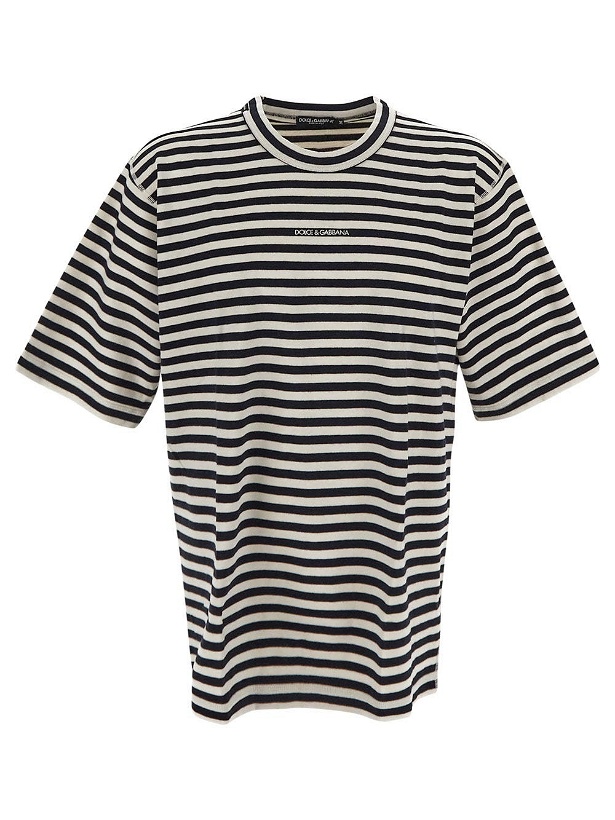 Photo: Dolce & Gabbana Striped T Shirt