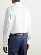 Zegna - Cotton-Blend Twill Shirt - White