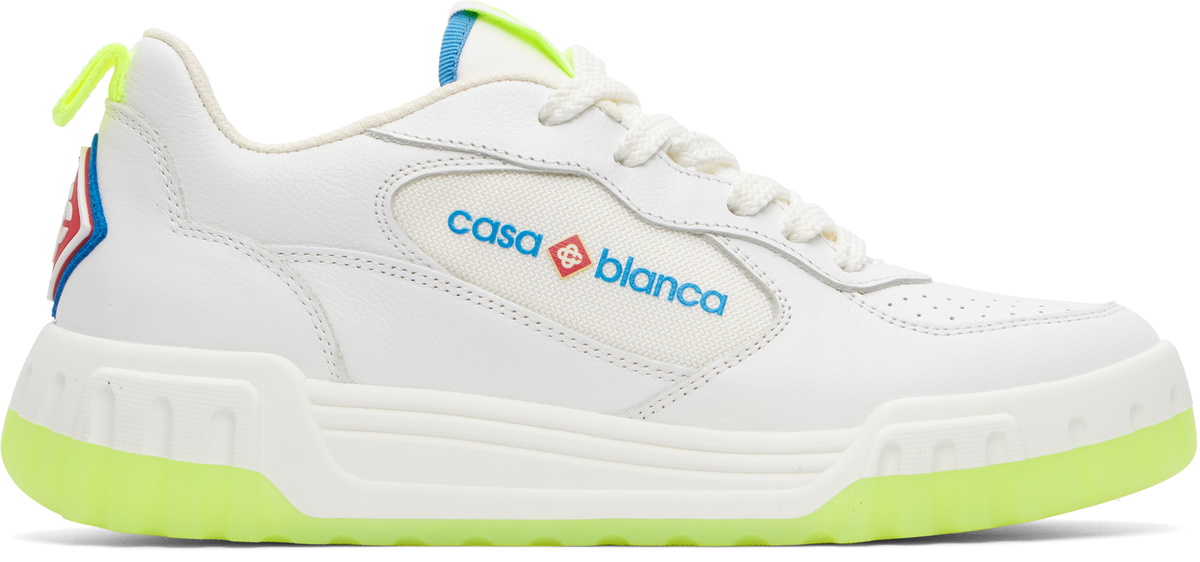 Casablanca White Court Sneakers