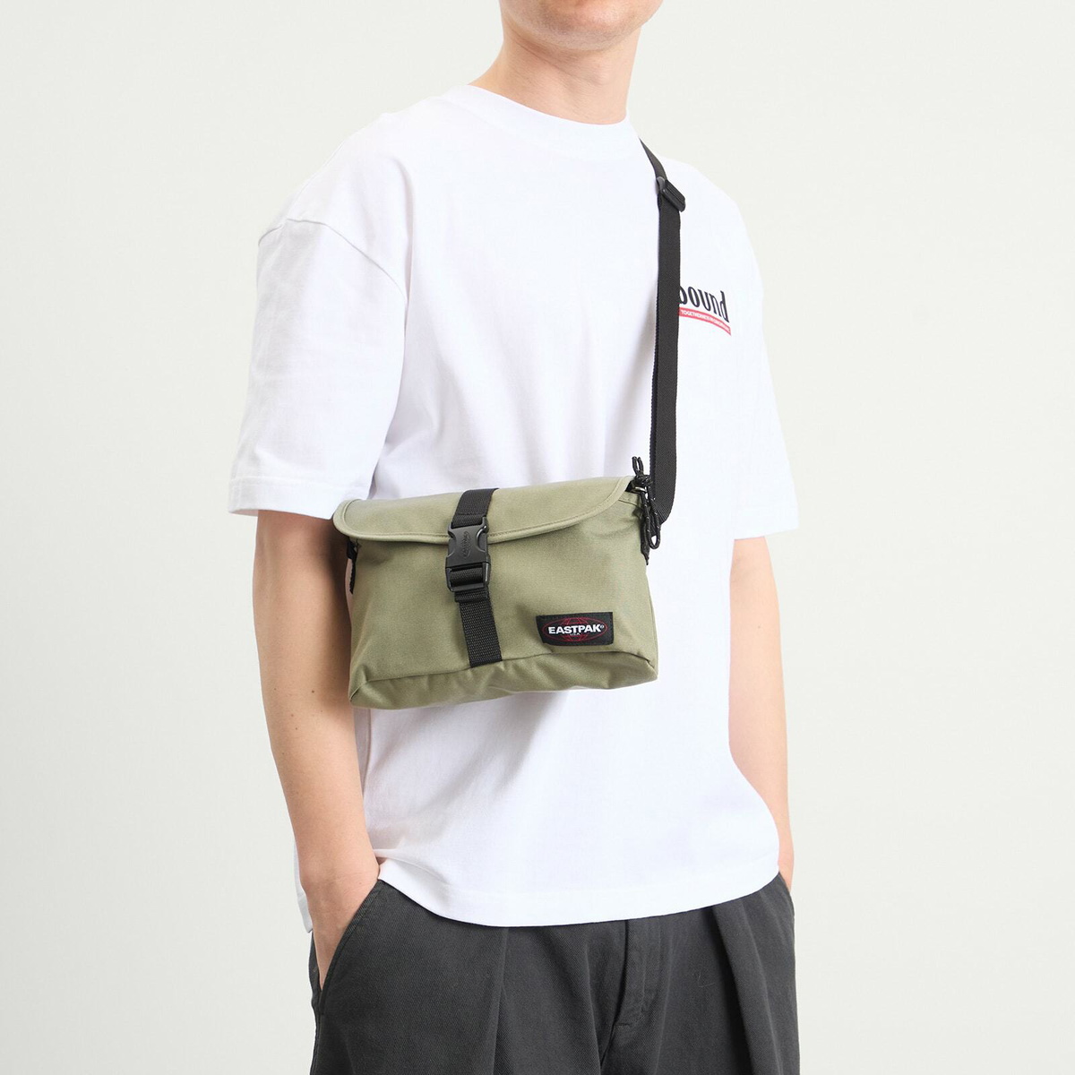 Eastpak Pouch Bag in Sage Green 