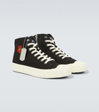 Kenzo Kenzoschool canvas high-top sneakers