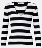 Max Mara Vello ribbed-knit striped sweater