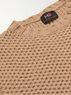 MP Massimo Piombo - Waffle-Knit Wool Sweater - Brown