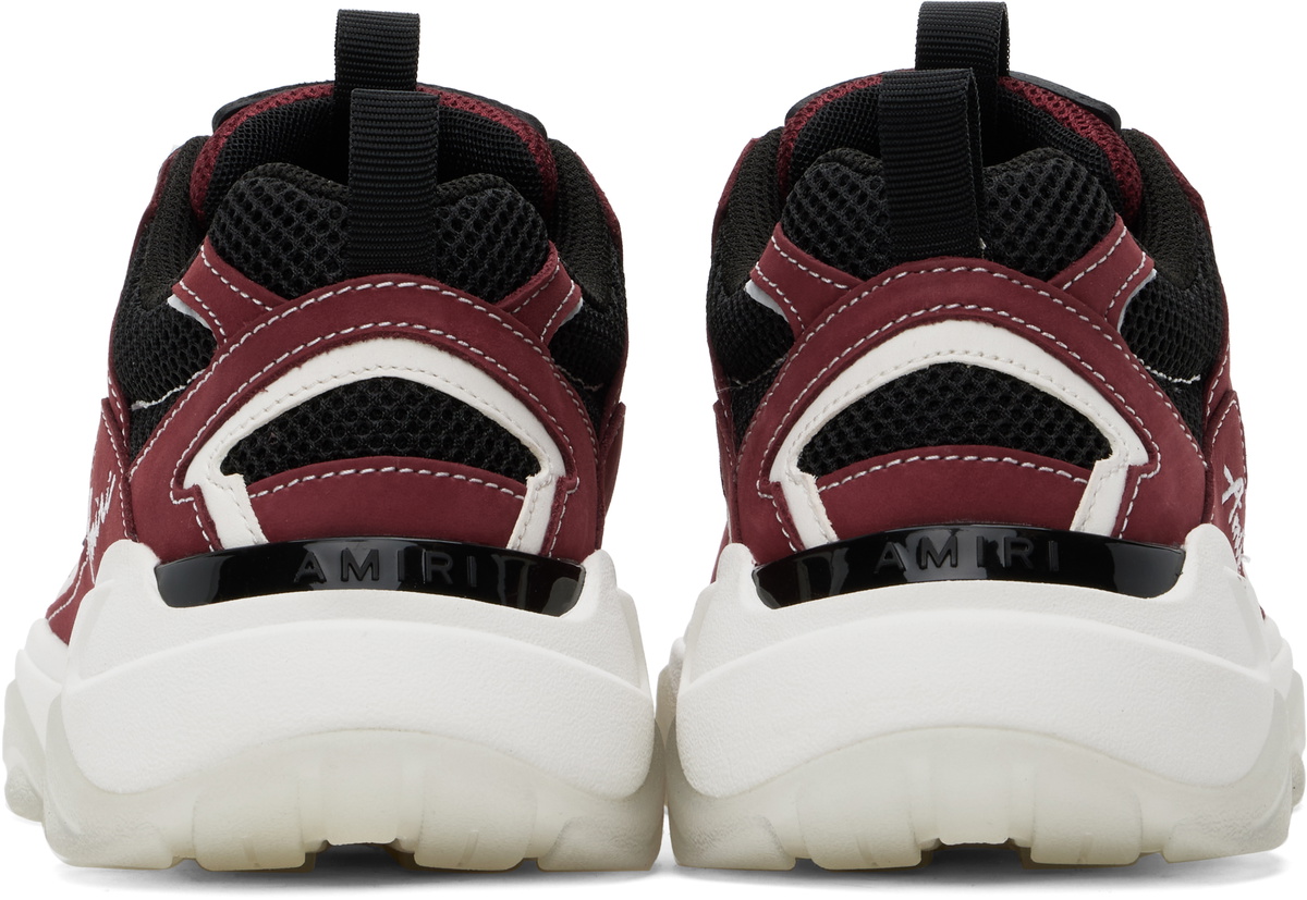 大人の上質  & White AMIRI Burgundy Amiri Sneakers Runner Bone ネイルパーツ