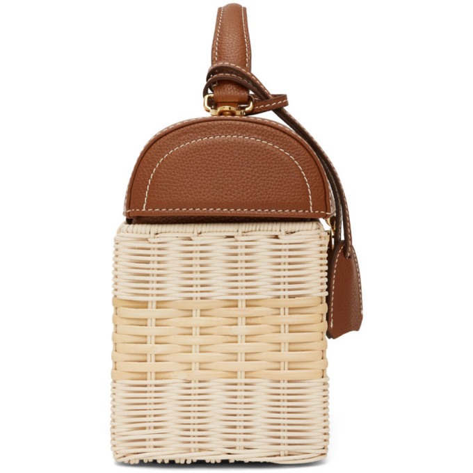 Mark Cross Beige and Brown Sara Bag