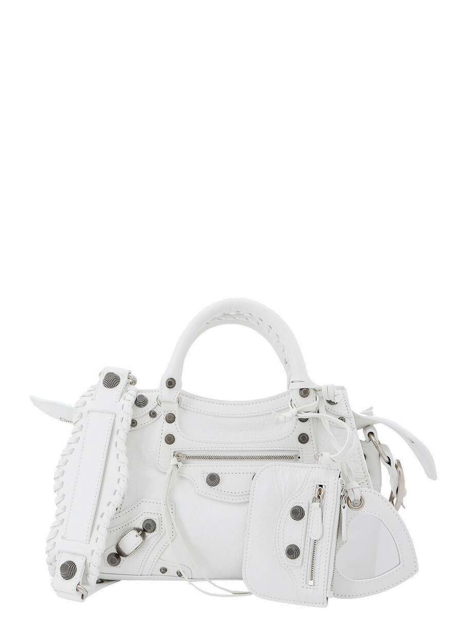 直営店セール◆BALENCIAGA NEO CAGOLE white XS ハンドバッグ Balenciaga Neo Cagole Xs White Womens Balenciaga