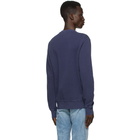 Golden Goose Navy Archibald Patch Sweatshirt