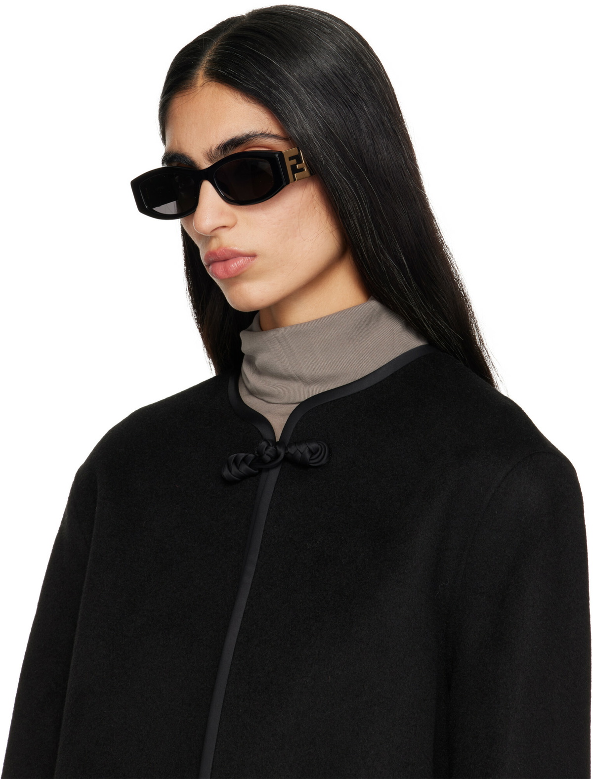 Fendi Black 'Forever Fendi' Sunglasses