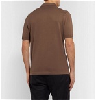 Kiton - Cotton Polo Shirt - Brown