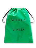 Bottega Veneta - Logo-Print Crinkled Coated-Shell Tote Bag