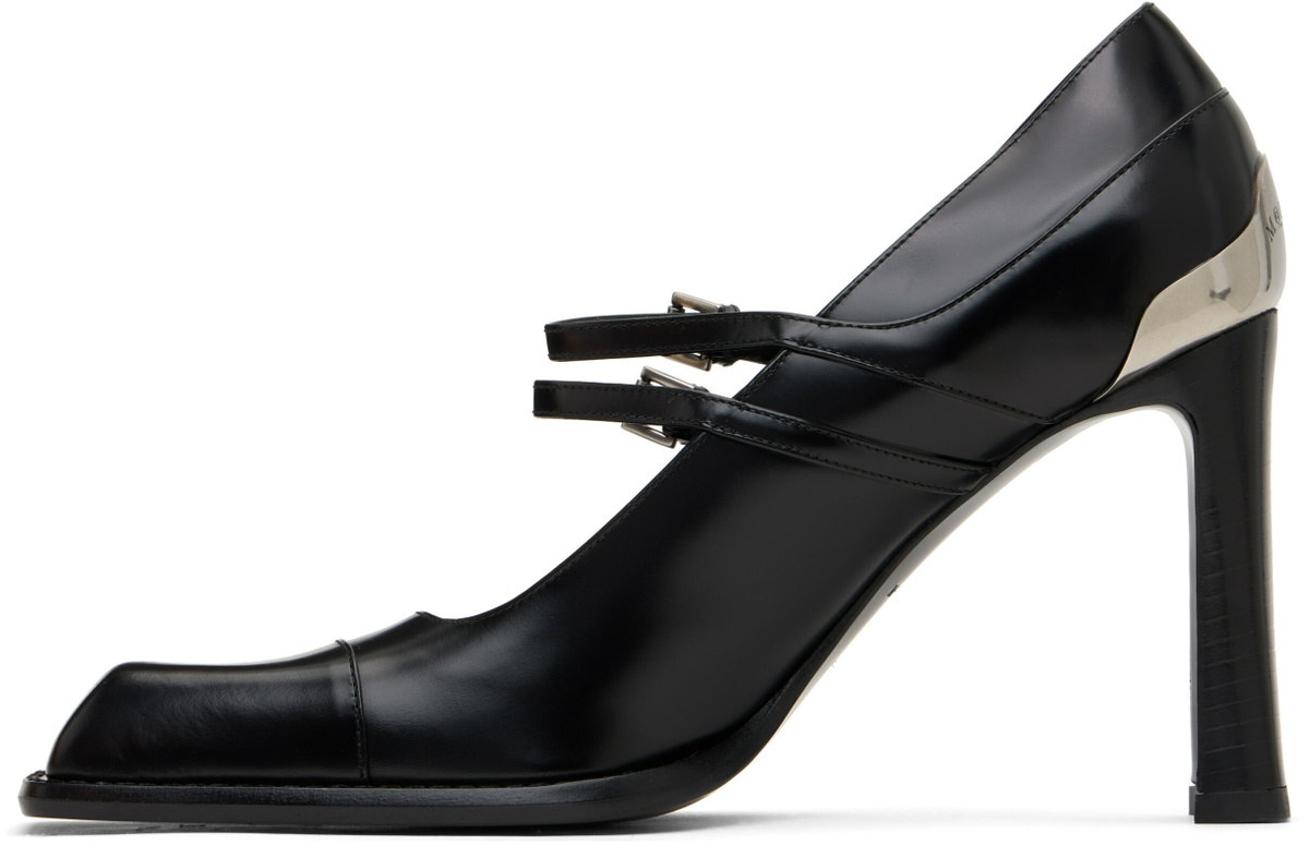 McQueen Black Niko Mary Jane Heels