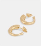 Bottega Veneta Sardine Small 18kt gold-plated sterling silver earrings
