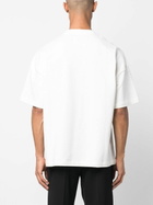 Jil Sander White Logo Cotton T-Shirt