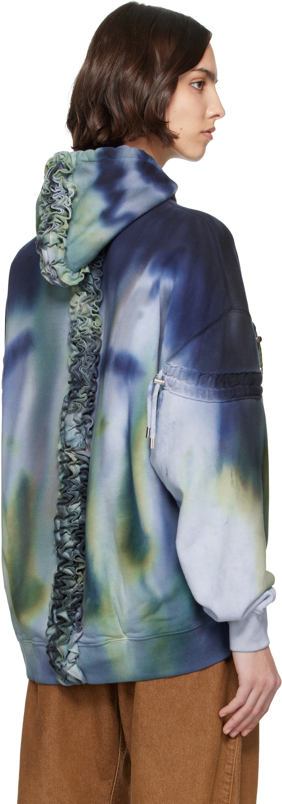 Collina Strada Navy & Green Burst Hoodie