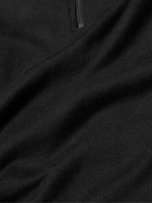 John Smedley - Letterford Slim-Fit Sea Island Cotton Half-Zip Sweater - Black
