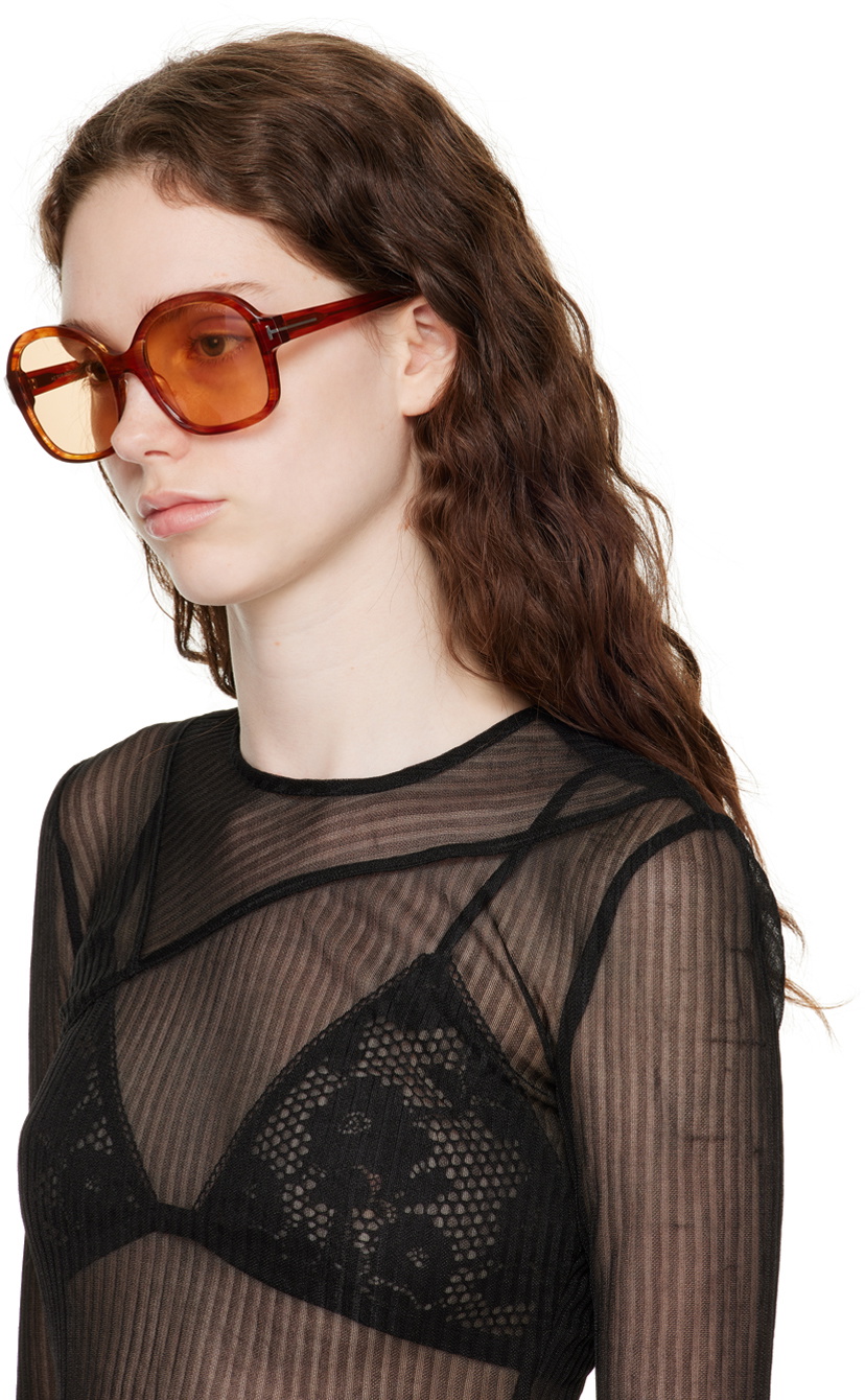 TOM FORD Brown Hanley Sunglasses TOM FORD display picture 3