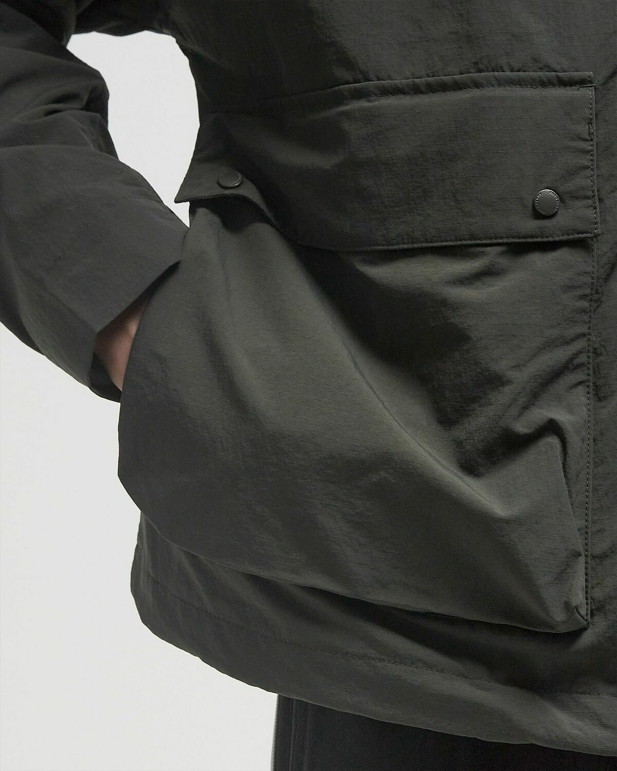 Fred Perry CROPPED FISHING PARKA Green Men